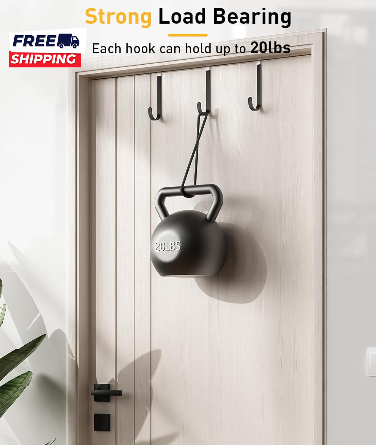 4 Pack over the Door Hooks Door Hanger Hook Towel Hooks for Hanging