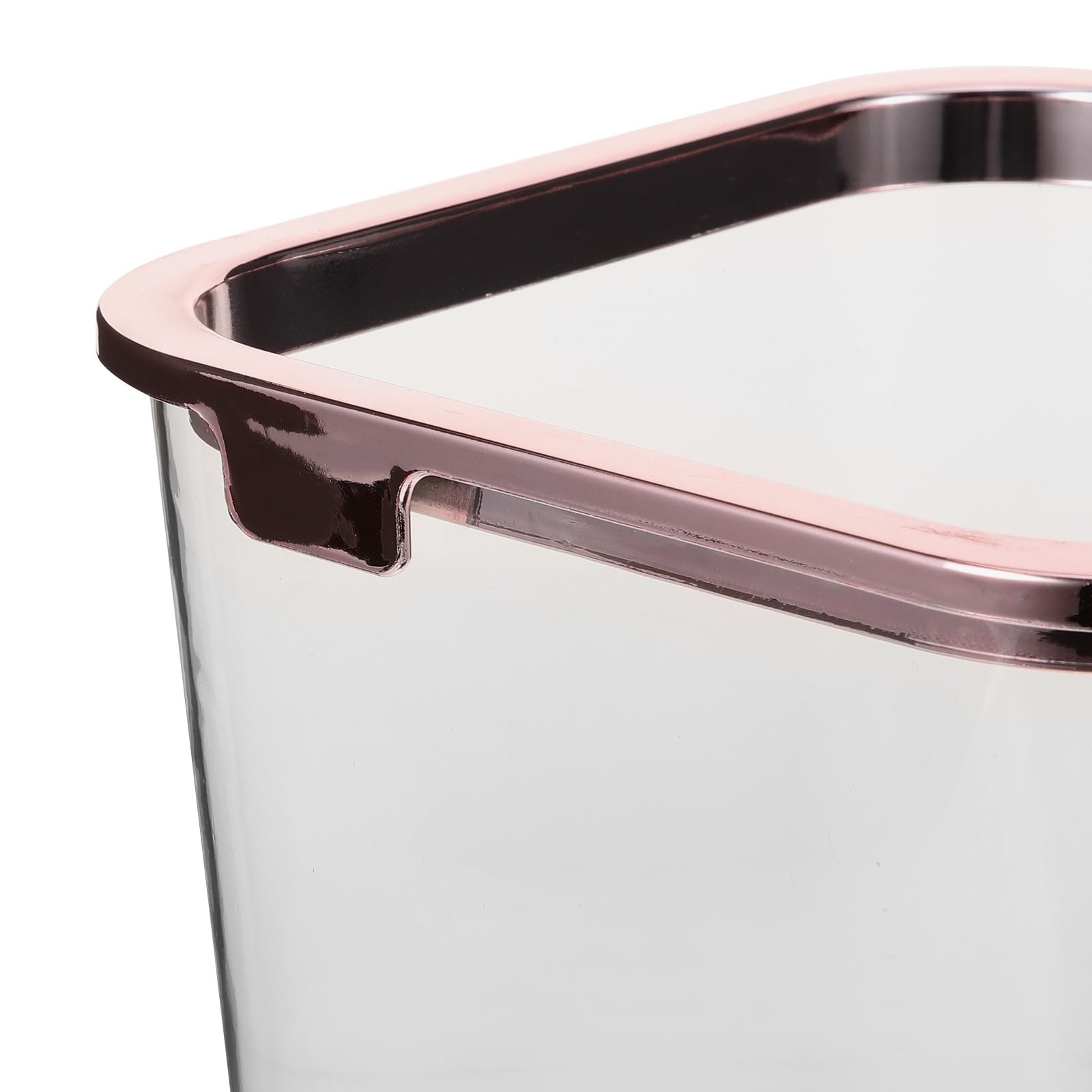 iplusmile Clear Wastebasket 7.87 X 7.08 X in 20x18CM, Transparent