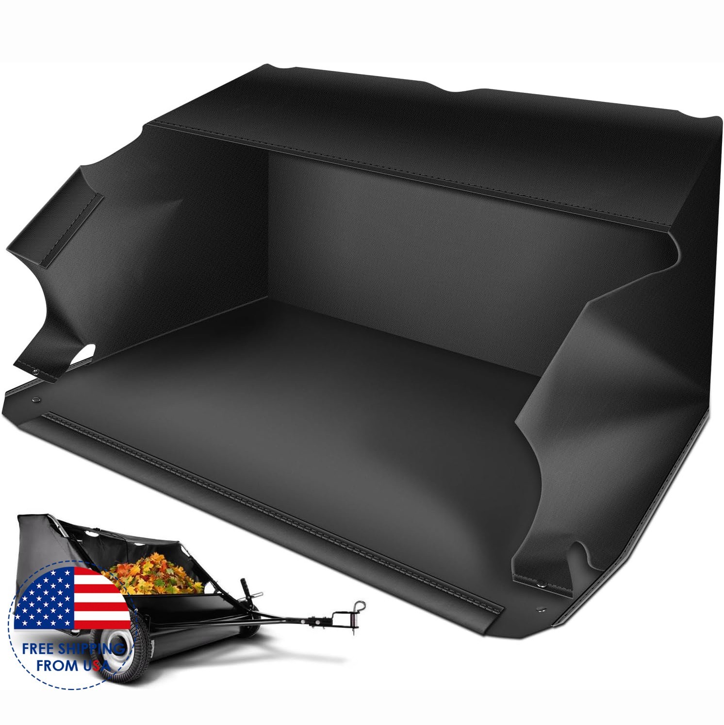 48388 Hopper Bag Lawn Leaf Sweeper Bag for Agri Fab 42″ Sweeper Parts