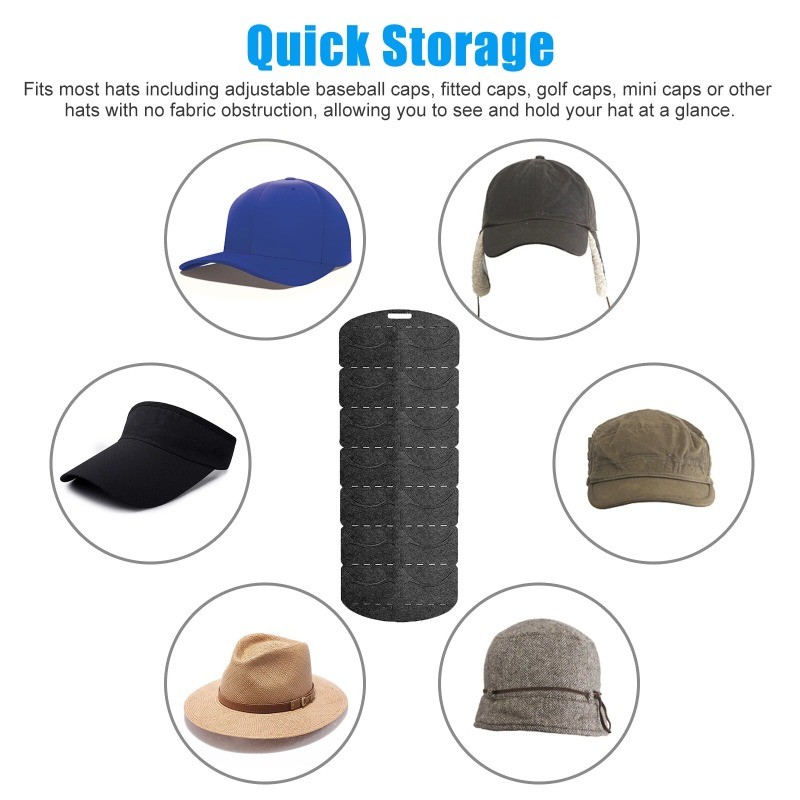 14 Hat Rack Organizer Baseball Holder Storage Hanger Door Wall Coat Caps Stands
