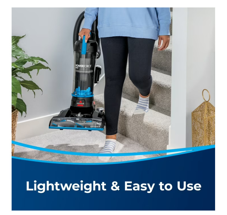 BISSELL PowerForce Helix Upright Vacuum Bagless Pet Hair Lightweight 3313