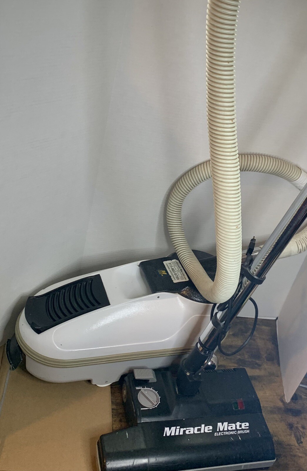 Miracle Mate Platinum Canister Vacuum Complete Set W 24 Bags + 2 Adapters Works!