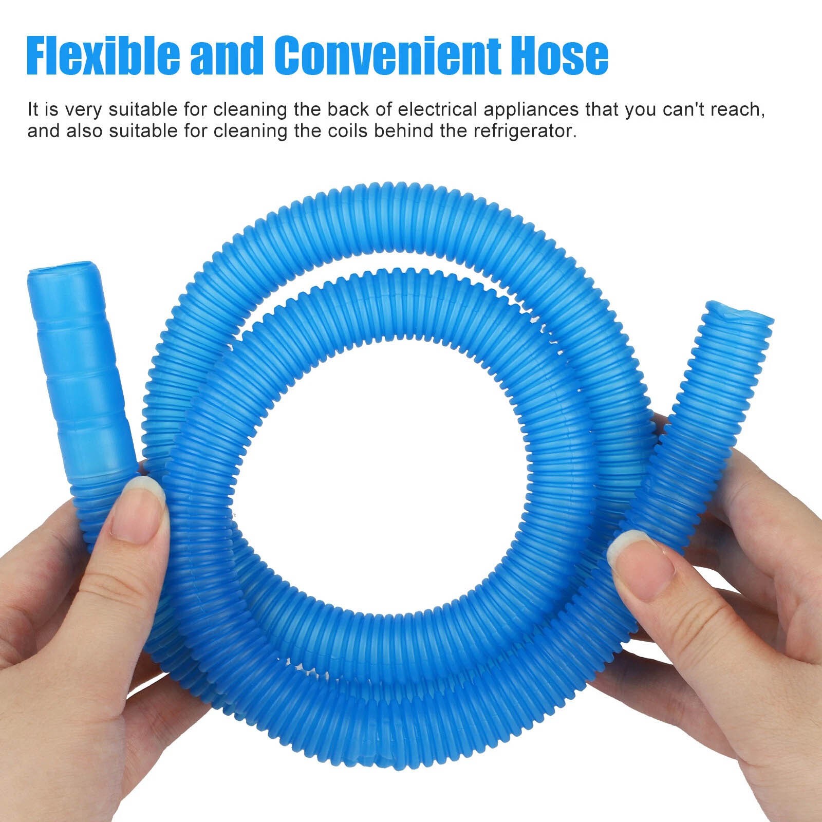 Flexible Dryer Vent Cleaning Attachment Vacuum Hose Lint Remover For Appliances