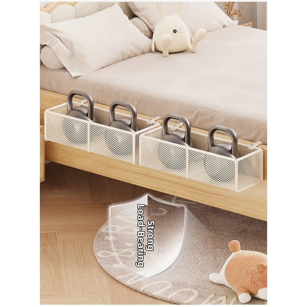 Simple Assembly Iron Hanging Basket for Organizing Bedroom Essentials 27 15 9cm
