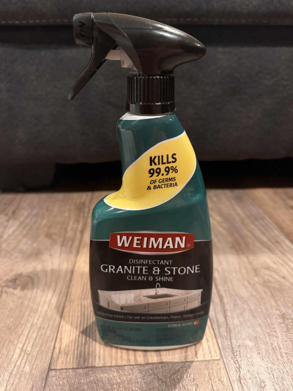 2ct Weiman GRANITE & STONE Streak-Free CLEANER Shine Marble Tile Floor 24oz