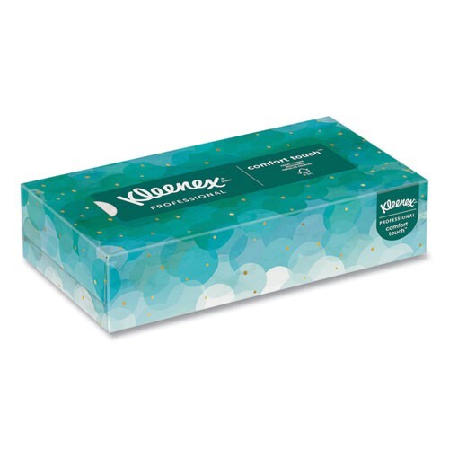 Kleenex Facial Tissue, 2-Ply, White, Pop-Up, 100 Sheets/Box, 5 Boxes/Pack