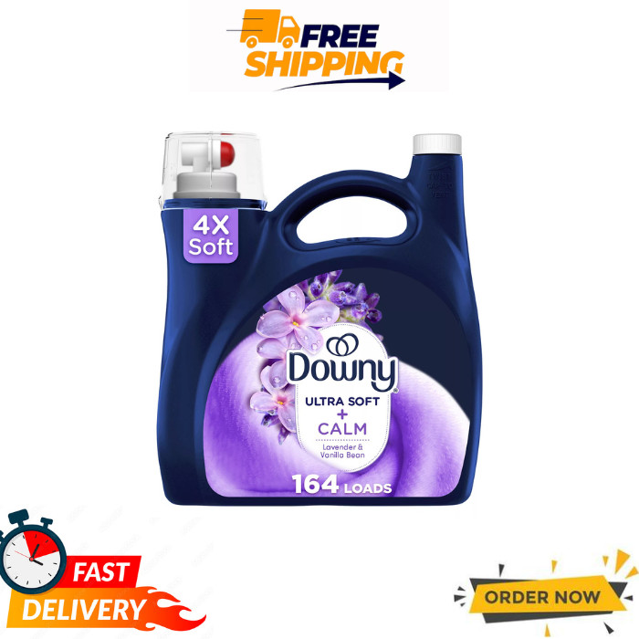 Downy Ultra Soft + Calm Fabric Softener, Lavender & Vanilla Bean, 111 fl oz