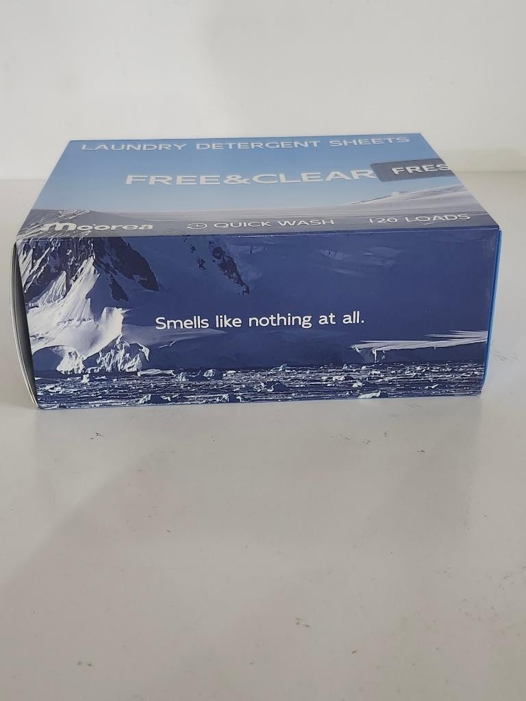 Laundry Detergent Eco Sheets Fragrance Free (120 Loads)