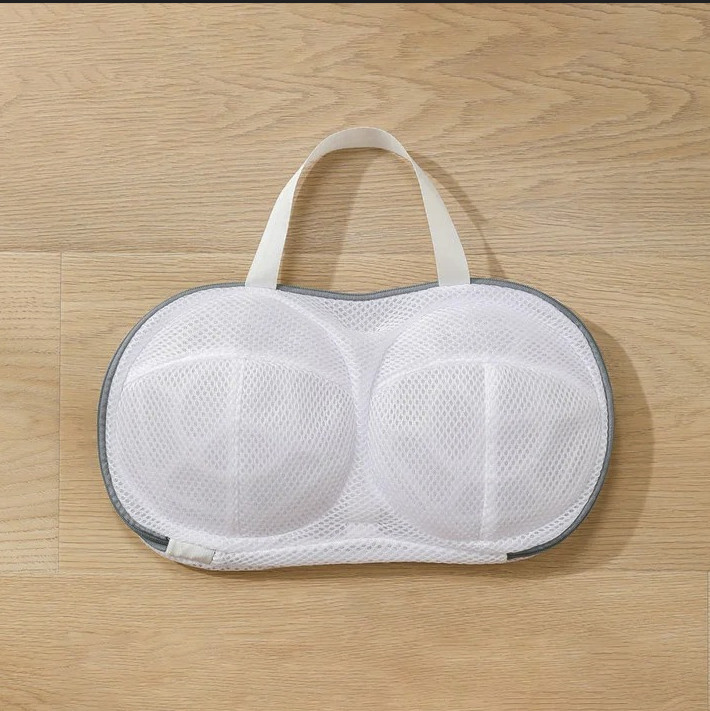 1pc Bra Laundry Bag Anti-Deformation Lingerie Wash Protector with Zipper – NEW