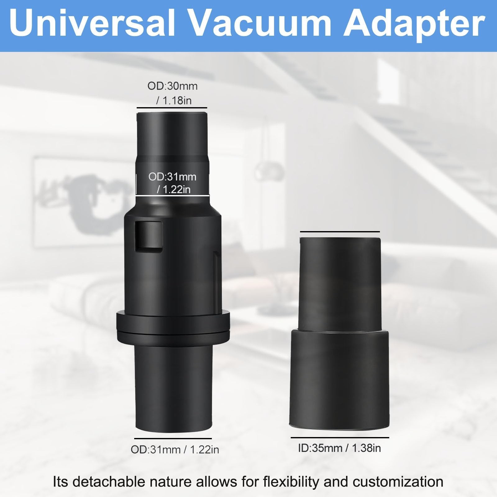 9Pcs 1 1/4″” (32mm) Vacuum Attachments Fit for Shark Navigator Lift-Away NV35…