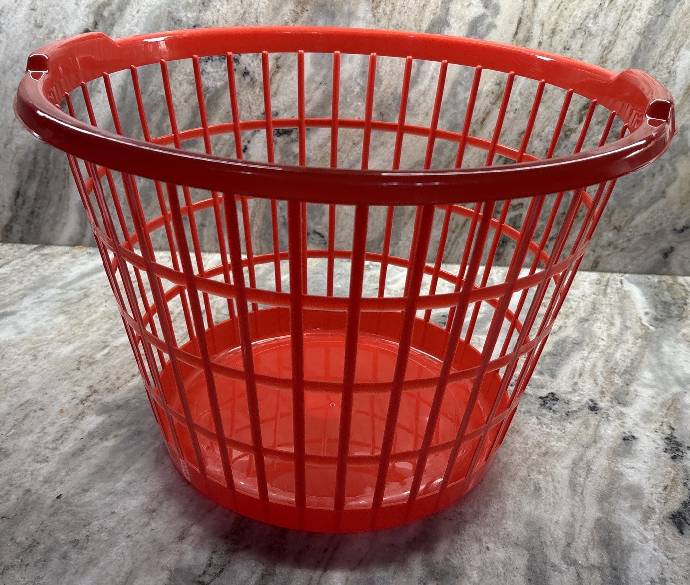 Large Slotted Plastic Laundry Red Basket 12×17.5-in-Brand New-SHIPS N 24 HOURS