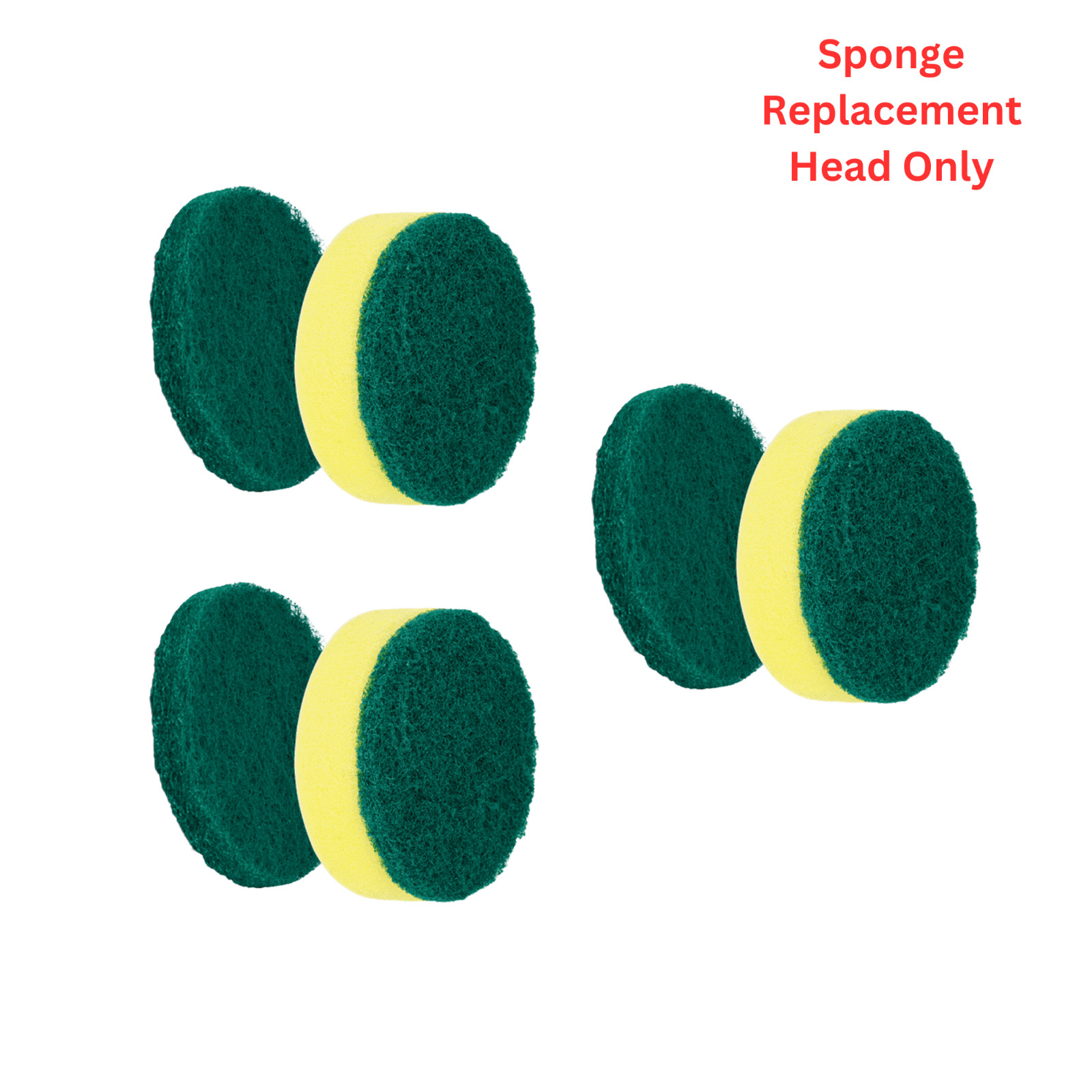 SYNOSHI® Electric Power Brush with 3 Cleaning Heads OR Extra Replacement Heads