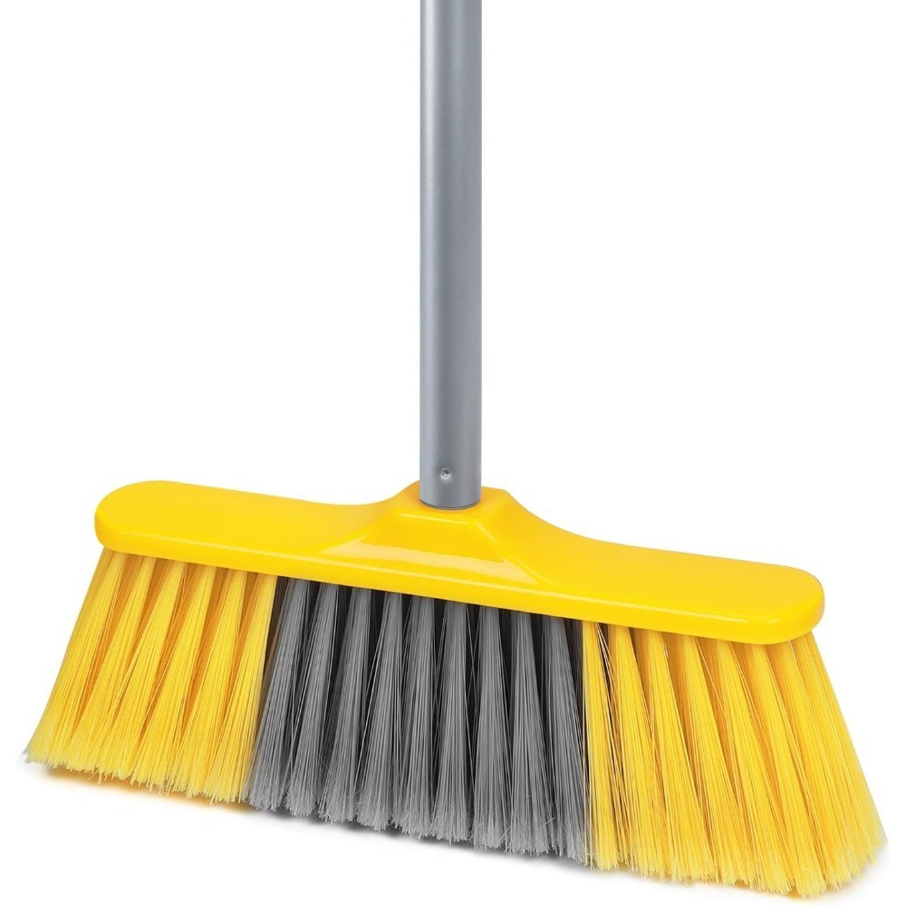 Indoor Broom for Floors 55” Soft Bristle Brooms for Sweeping Indoor/Outdoor to