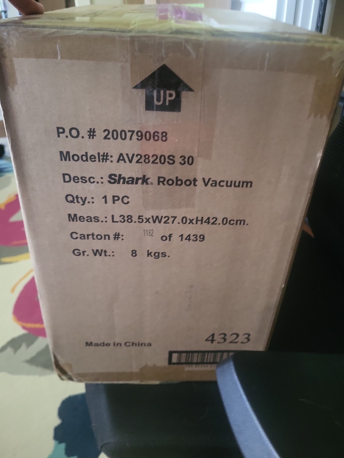 Shark AV2820S PowerDetect Self-Empty Robot Vacuum NeverStuck Technology