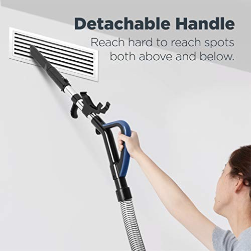 Upright Vacuum Cleaner Bagless 2.6L Dust Cup 960W Lightweight Corded Blue Pet