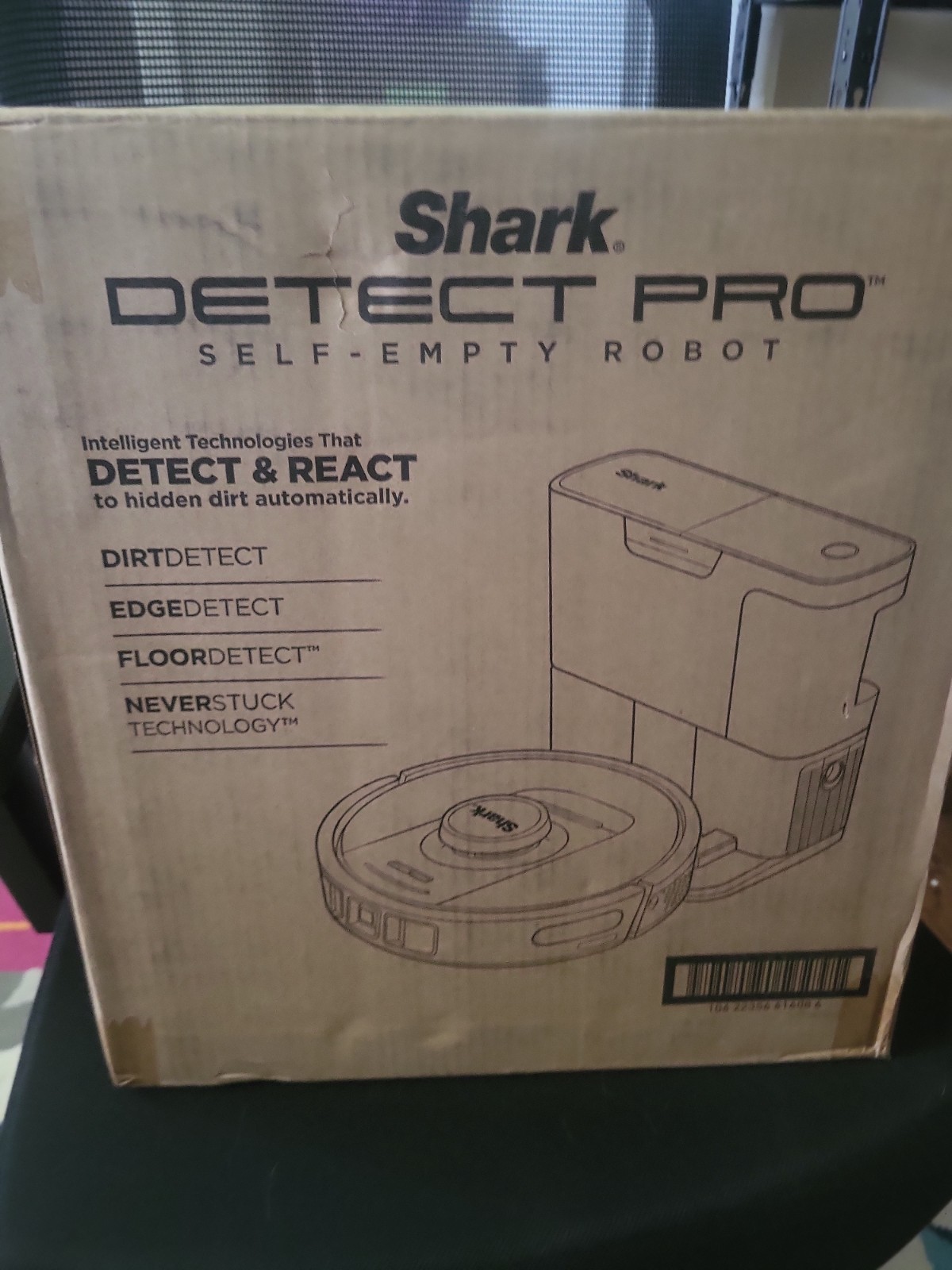 Shark AV2820S PowerDetect Self-Empty Robot Vacuum NeverStuck Technology
