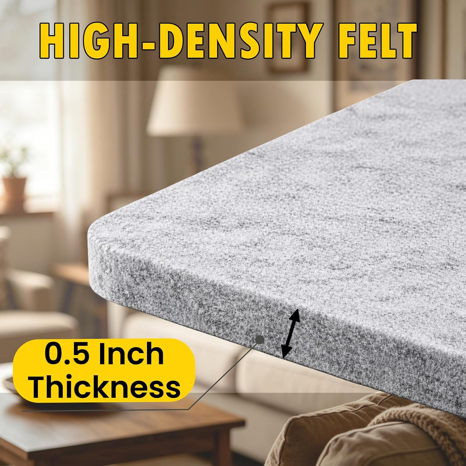 17.8″x 13.8″ Wool Pressing Mat | 0.5 Inch Thick Ironing Board for Quilter, Se…