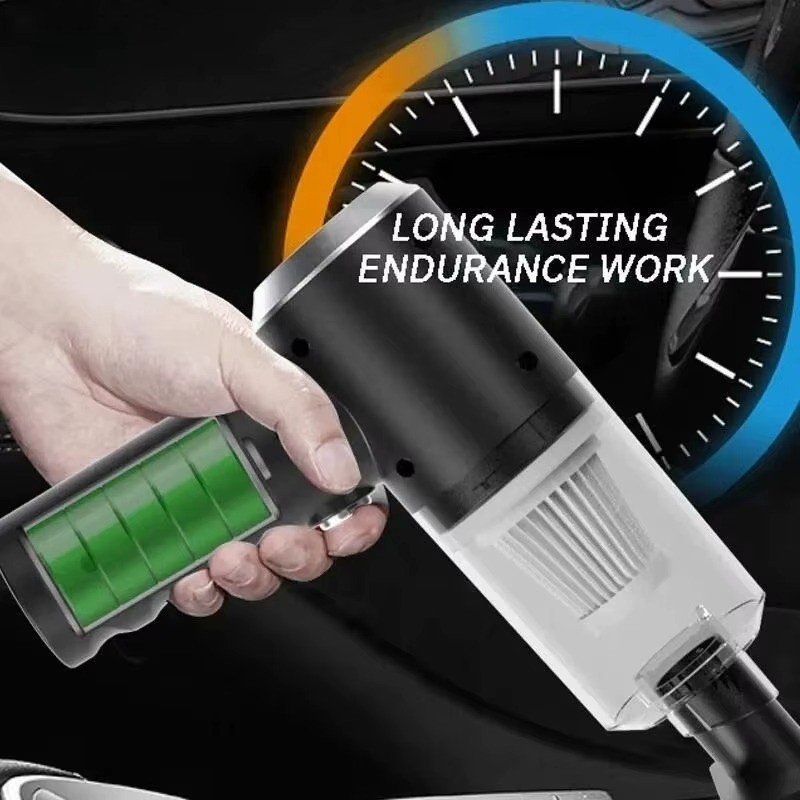 1pc Wireless Vacuum Cleaner Dual Use for Home and Car 120W High Power Powerful V