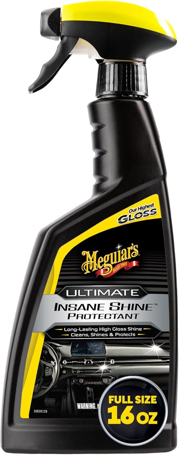 Meguiar’s Ultimate Insane Shine Protectant, High-Gloss Interior & Exterior Spray