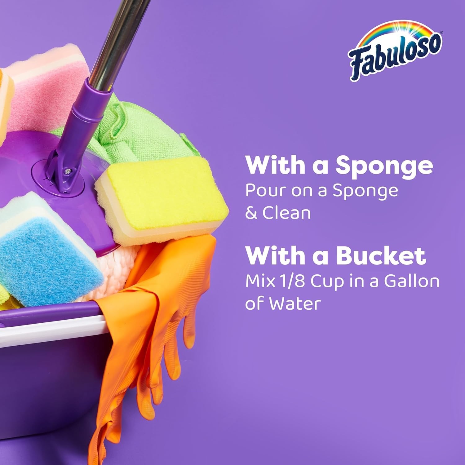 Lemon Fresh 2X Multi-Purpose Cleaner, 56 oz for All Surfaces – No Rinse Required