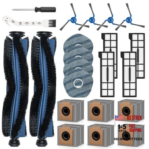 22 Pack Replacement Accessories for eufy X10 Pro Omni Robot Vacuum Cleaner, 2