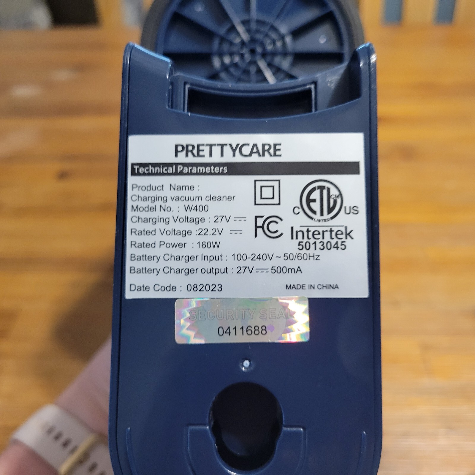 PrettyCare W400 Cordless Vacuum Cleaner Main Unit Motor TESTED WORKS Replacement