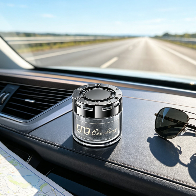 Car Solid Air Freshener Long Lasting Scent Auto Dashboard Fragrance Deodorizer