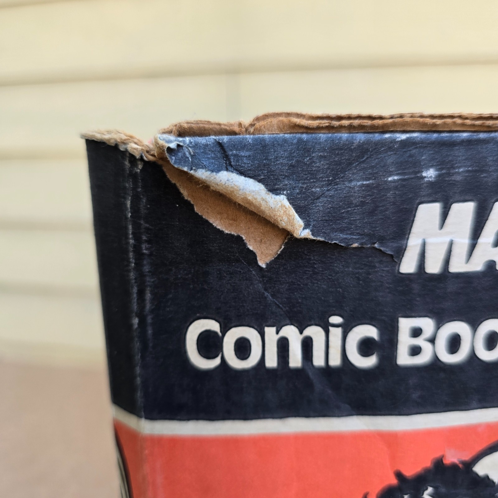 Vintage Marvel Comic Book Collection Storage Box 1989 CMC Wolverine Spiderman