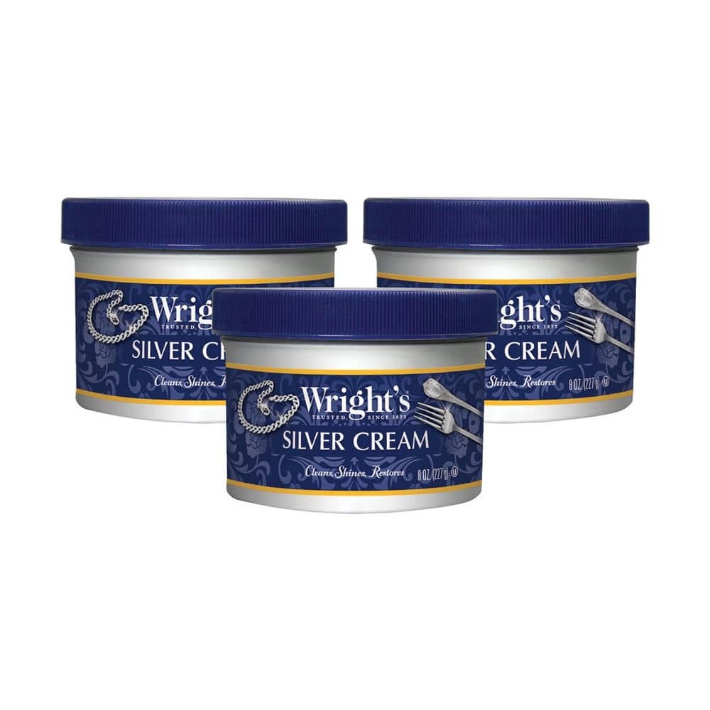 Wright’s Silver Cleaner and Polish Cream – 8 Oz 3 PACK