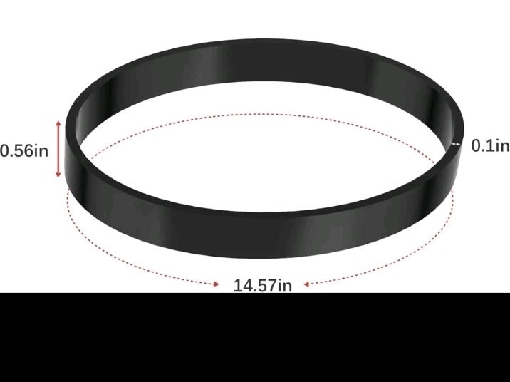 2 pcVacuum Belts Bissell 2191, 2191U, 2190, 1700, 1701, 1797, 2691, 2692, 1240,