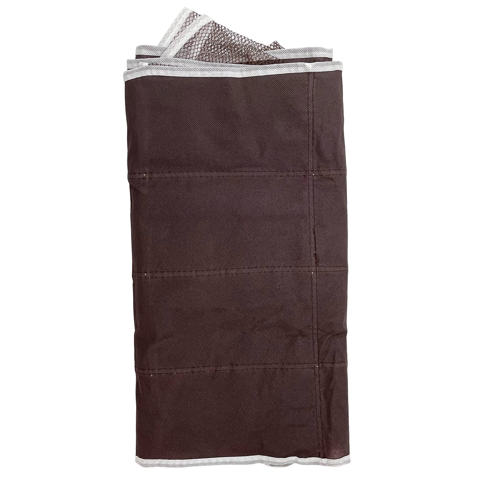 24 Pockets Door Wall Hanging Storage Bag Brown Portable Hanger Bag With Hook