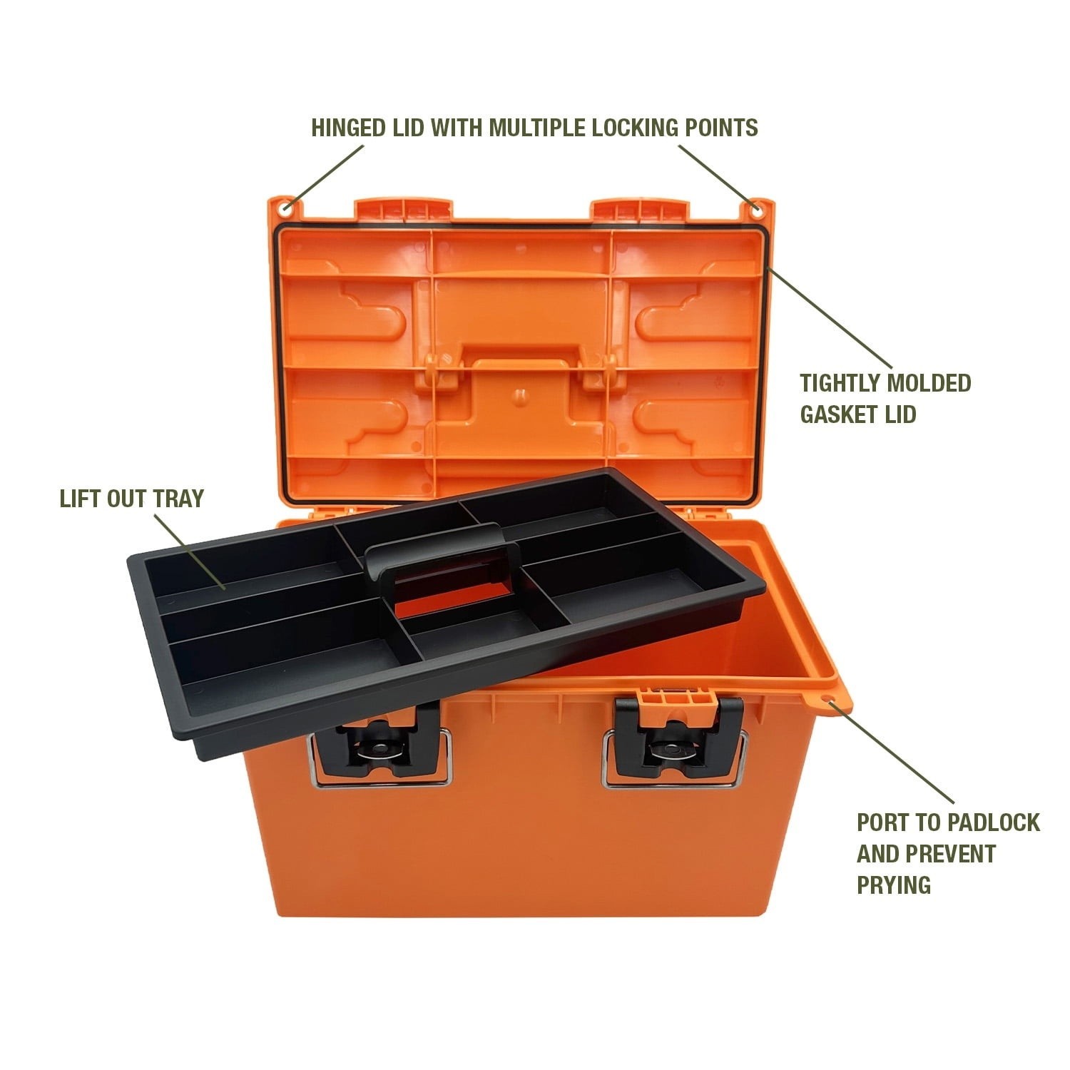 Large Weather Resistant Marine Storage Box Utility Dry Box Camping Fishing New