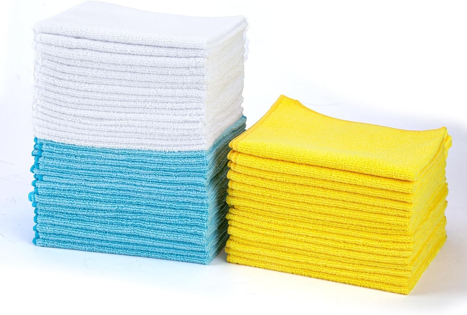 Microfiber Cleaning Cloths, Ultra-Soft And Highly Absorbent, Streak-Free, Lint-F