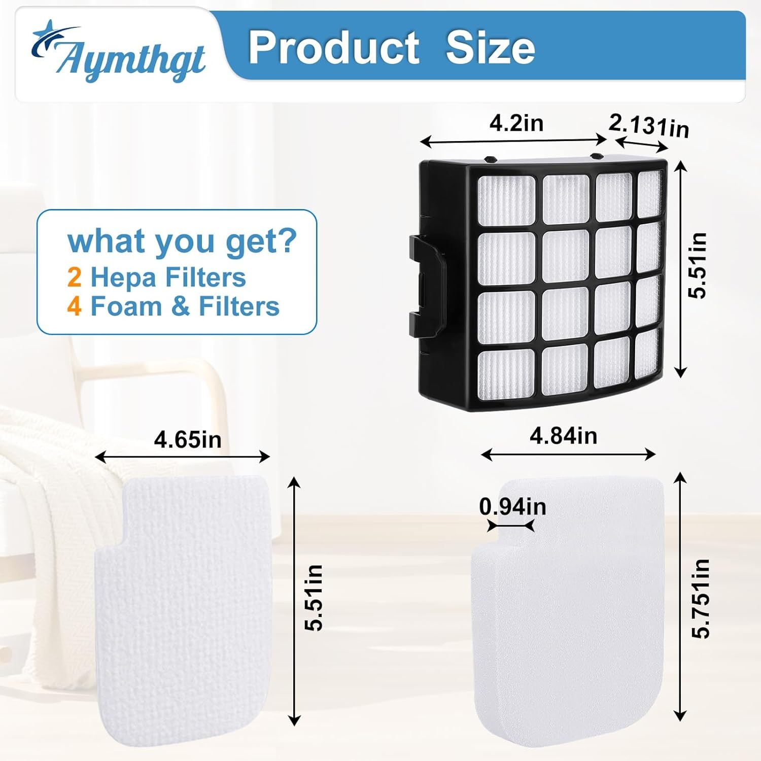 AZ3002 Replacement Filters for shark AZ3002 AZ3000 AZ3000W Upright Vacuum Part
