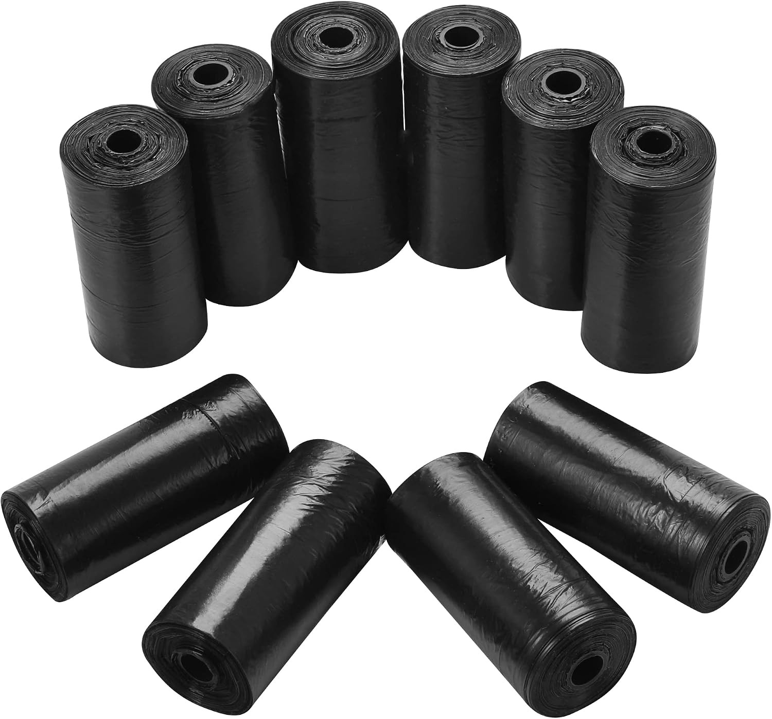Mini Trash Bags 10 Rolls (200 Counts) – 0.5 Gallon/2 Liter Leak-Proof Bags for C