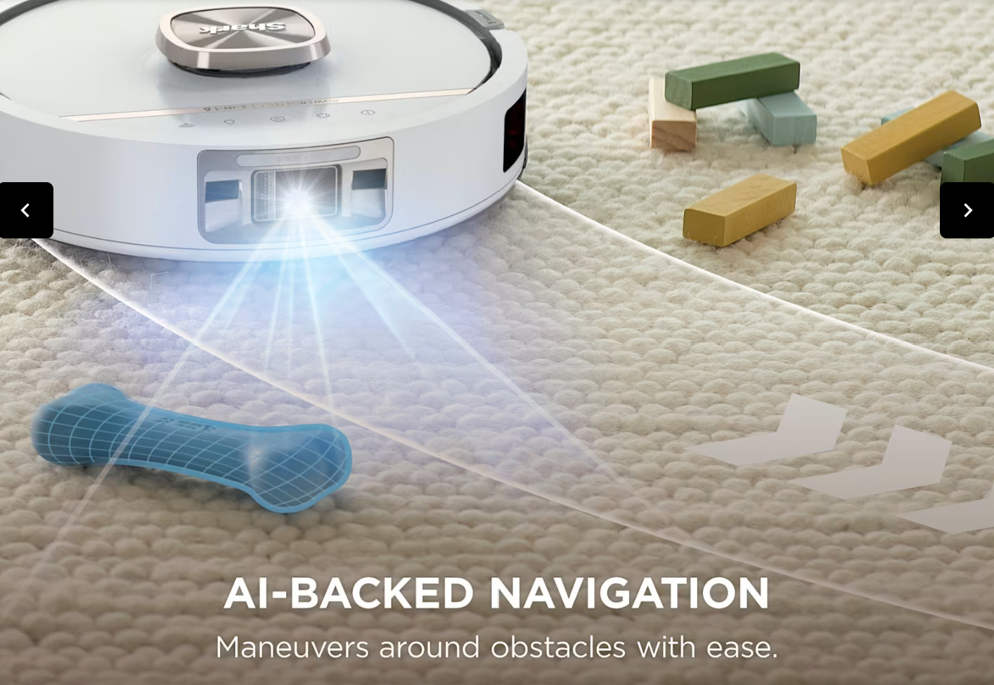 *New In Box* Shark PowerDetect UV Reveal 2-in-1 Robot Vacuum & Mop RV3020XE