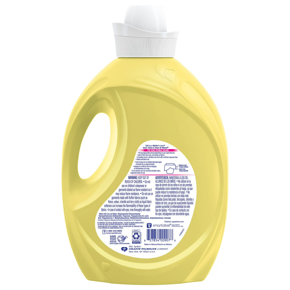 Suavitel Liquid Fabric Softener Conditioner, Morning Sun Scent, 105 oz, 4 Pack
