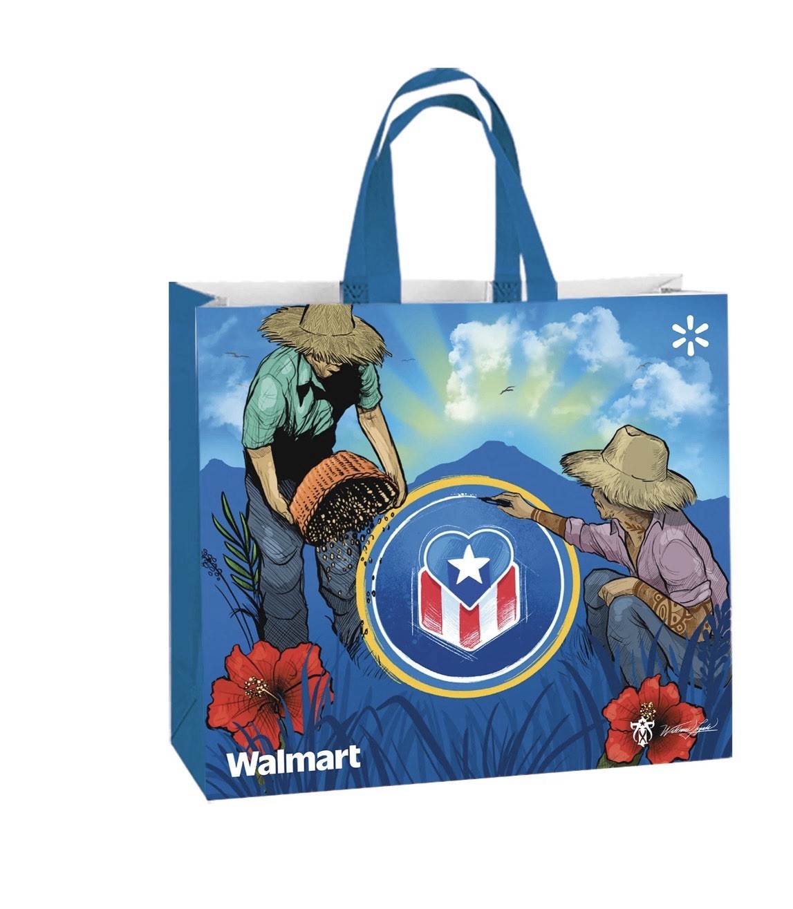 Puerto Rico Limited Edition Reusable “Cafeteros’ Walmart Shopping Bag