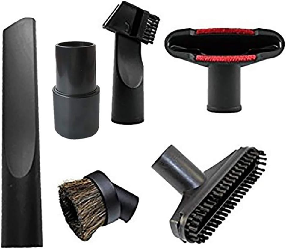 Compact Vacuum Attachment Set: Horsehair Brush & Utility Tools for Easy Cleaning