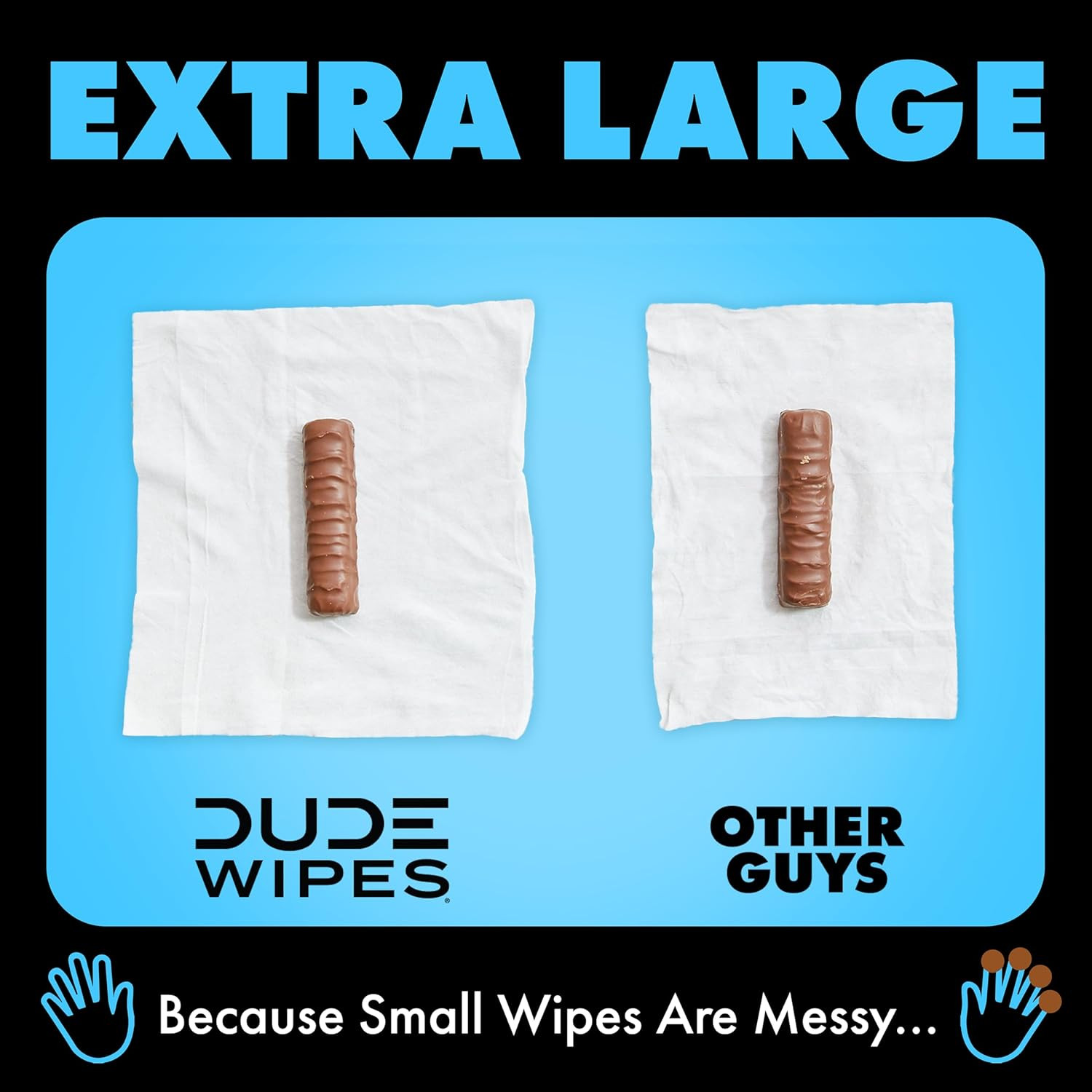 DUDE Flushable Wipes Unscented Adult Wet Wipes Sensitive Skin 6 Pack 288 Count