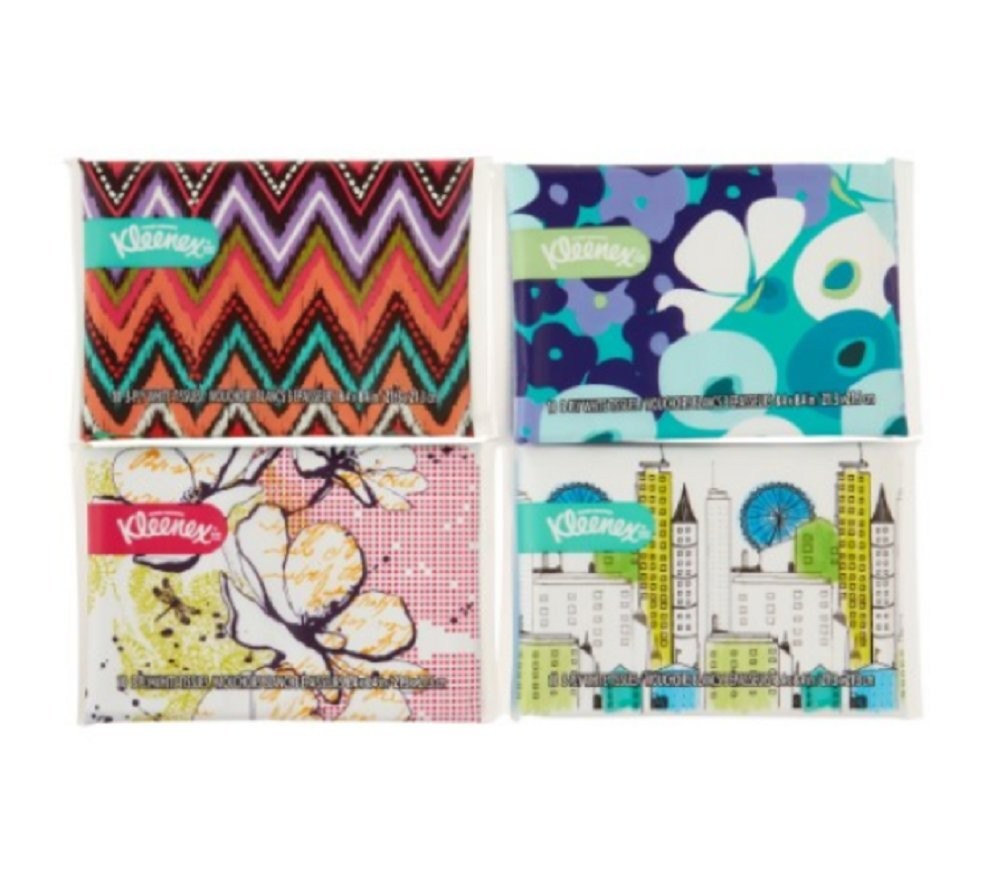 Kleenex 3 Ply Facial Tissue Slim Pack Off White 120 Count Facial Tissues 3 Ply