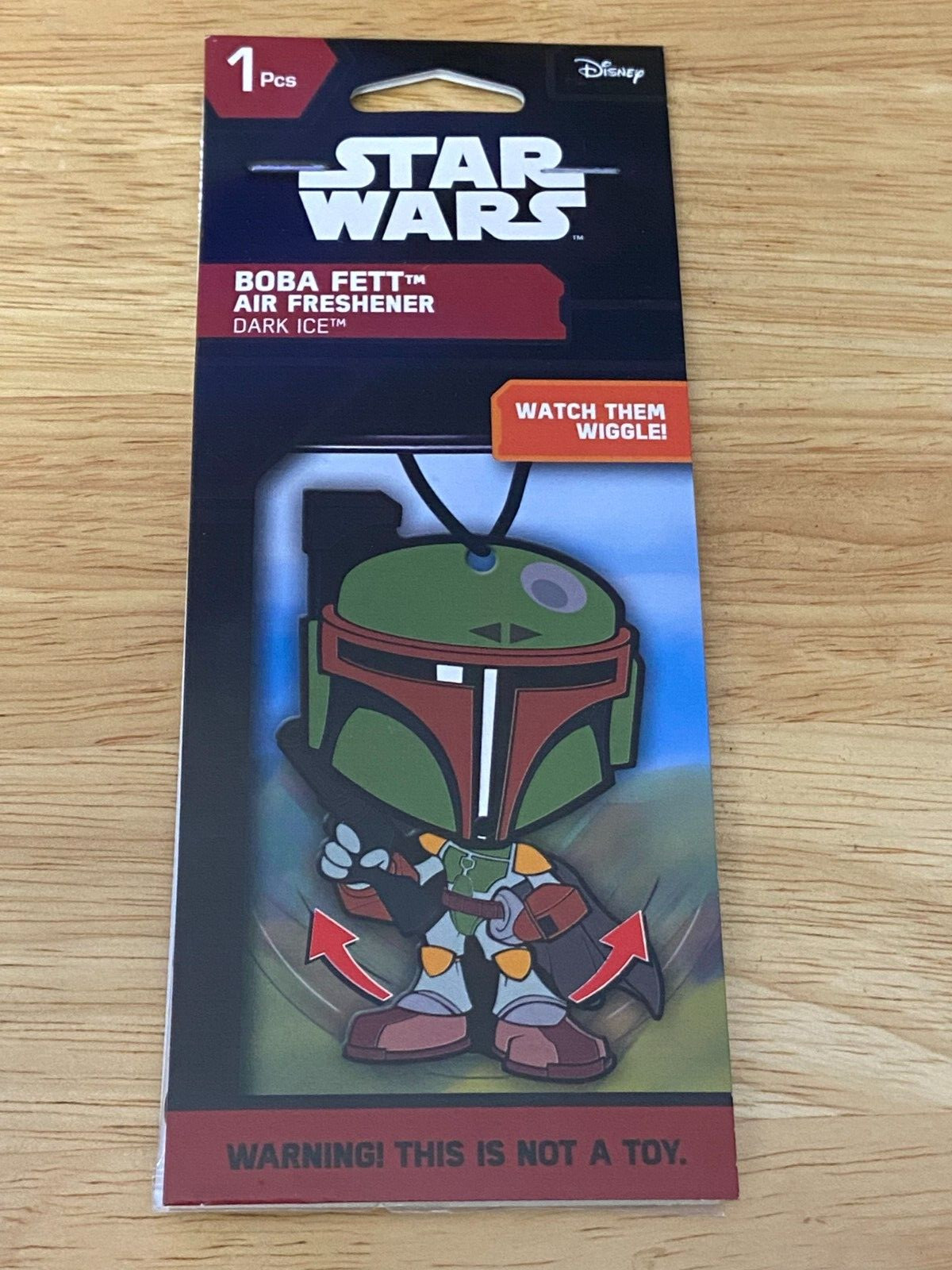 1 Star Wars Boba Fett Air Freshener (Dark Ice) *NEW* US2