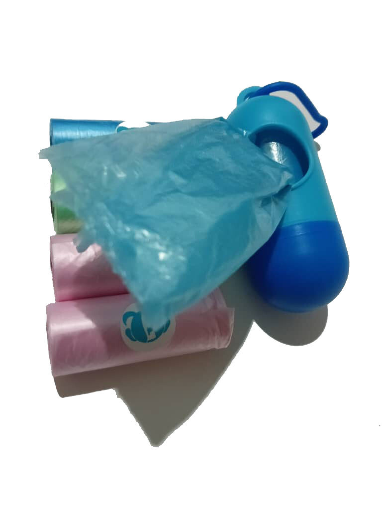 Mini 5 roll garbage bag with mini portable box ( 22cm x 27.5cm )