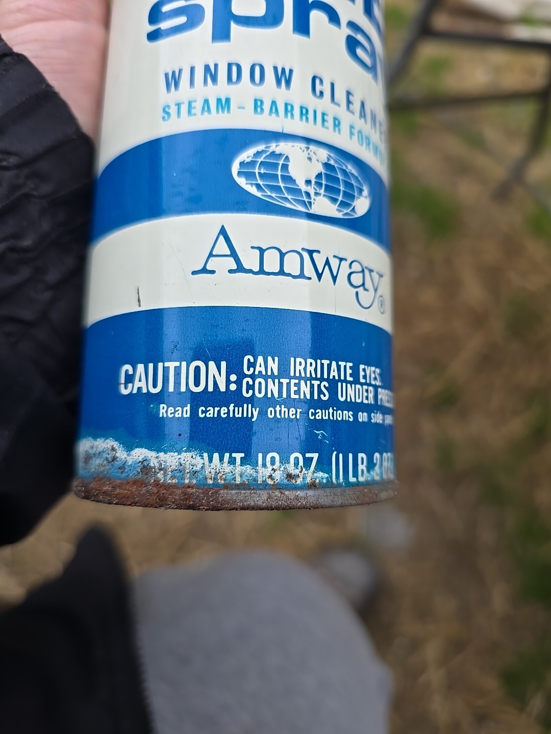 Amway SEE Spray Window Cleaner 18 oz Spray Can NOS 1974 Contains Ammonia USA