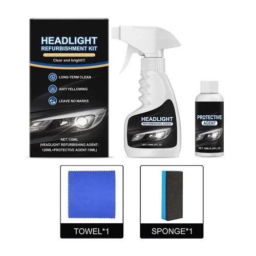 Q4 Headlight Restoration Fullofcarts Headlight Cleaner Headlight Restoration Kit