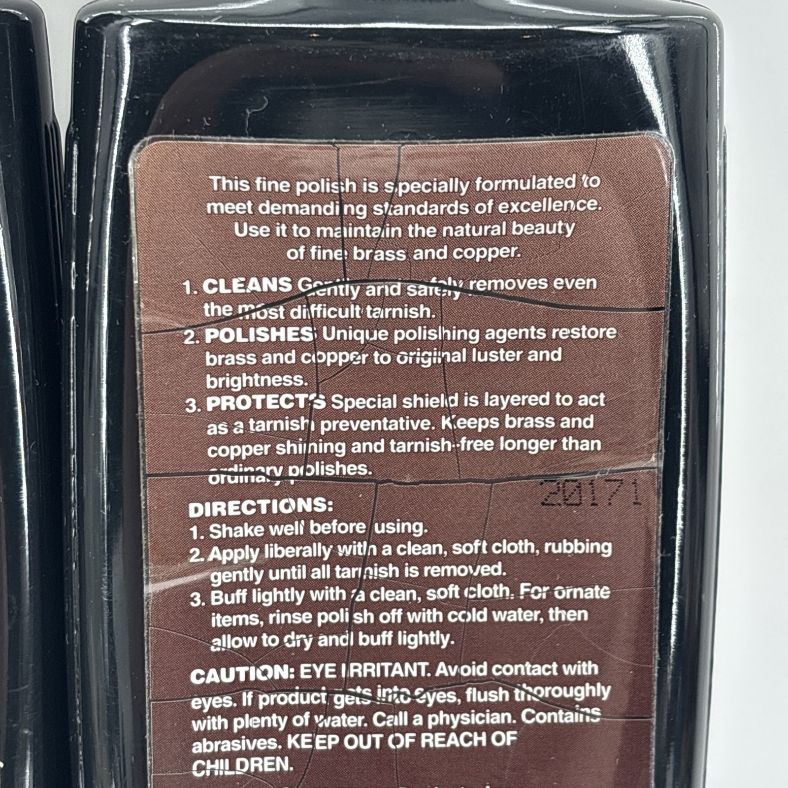 Twinkle Brass & Copper Polish Anti-Tarnish Protection 8 oz Malco USA Vintage NOS