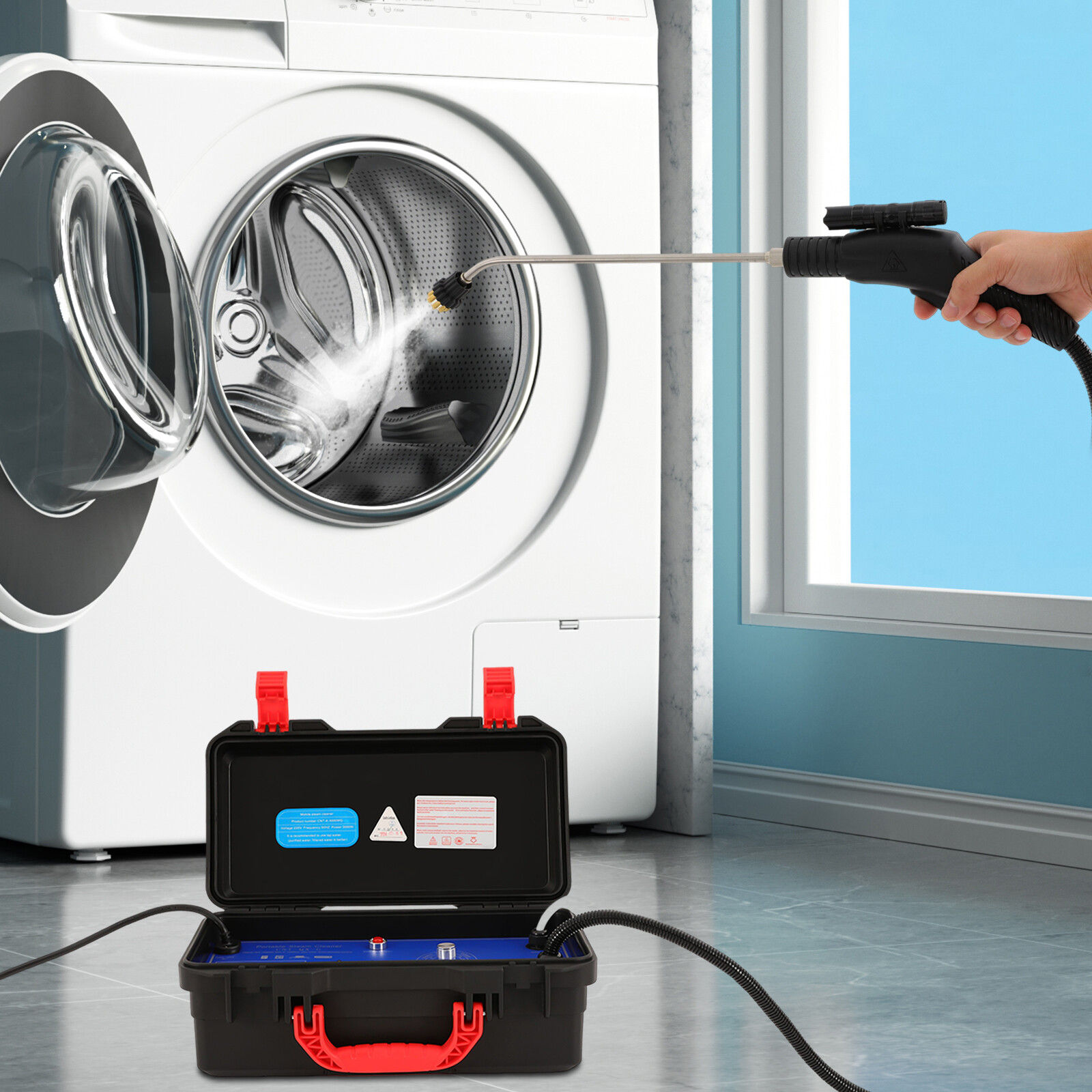 Vehicle Car Detailing Steam Cleaner High Pressure Dirt Removal Cleaning Machine