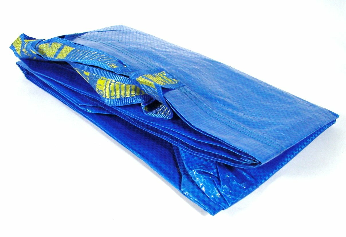 5 IKEA Large Reusable Shopping Bag Laundry Tote Grocery Shopping Eco Beach Bags