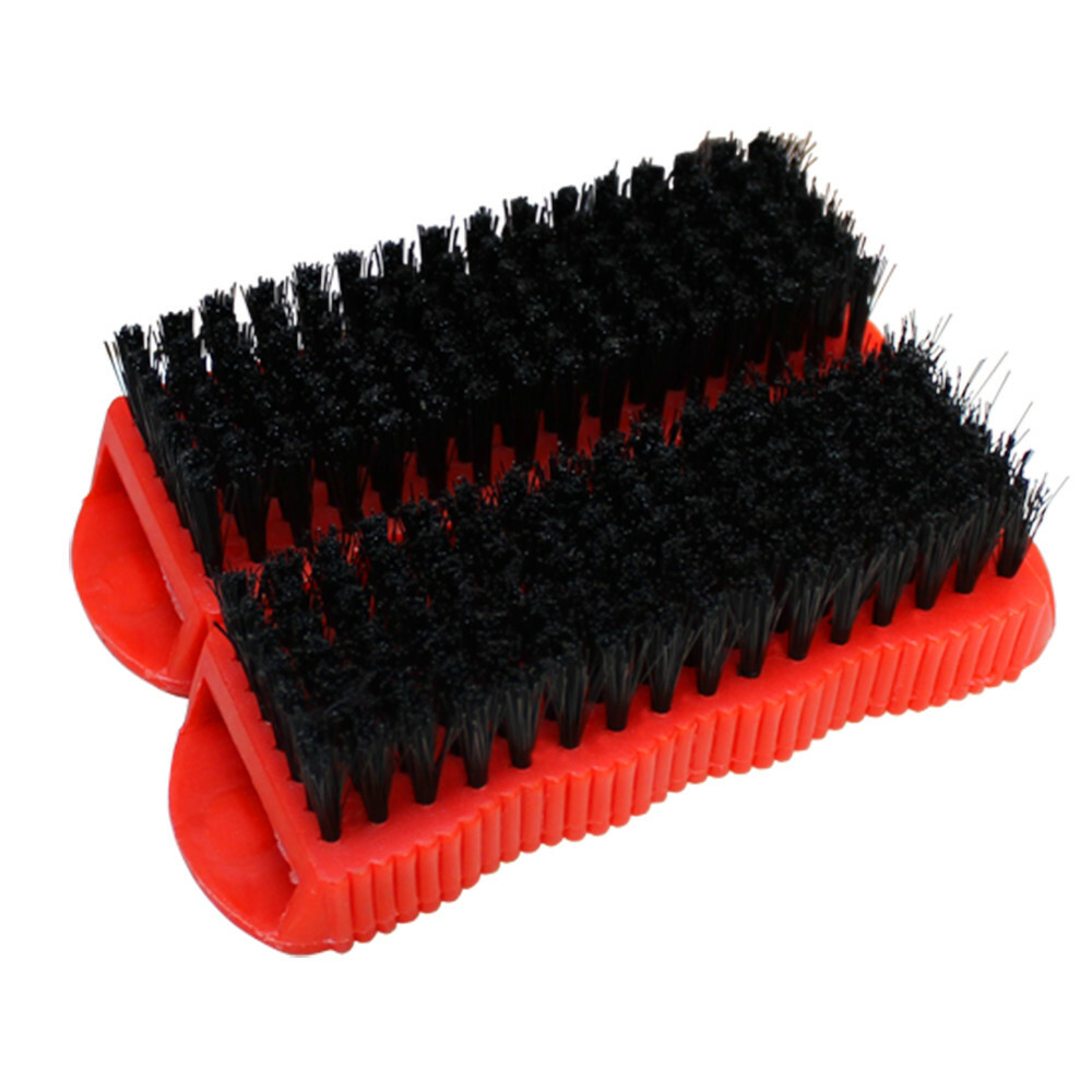 2 Pc Combo Fingernail Brushes Scrubbing Scrub Brusher Finger nail Brush 5” Long