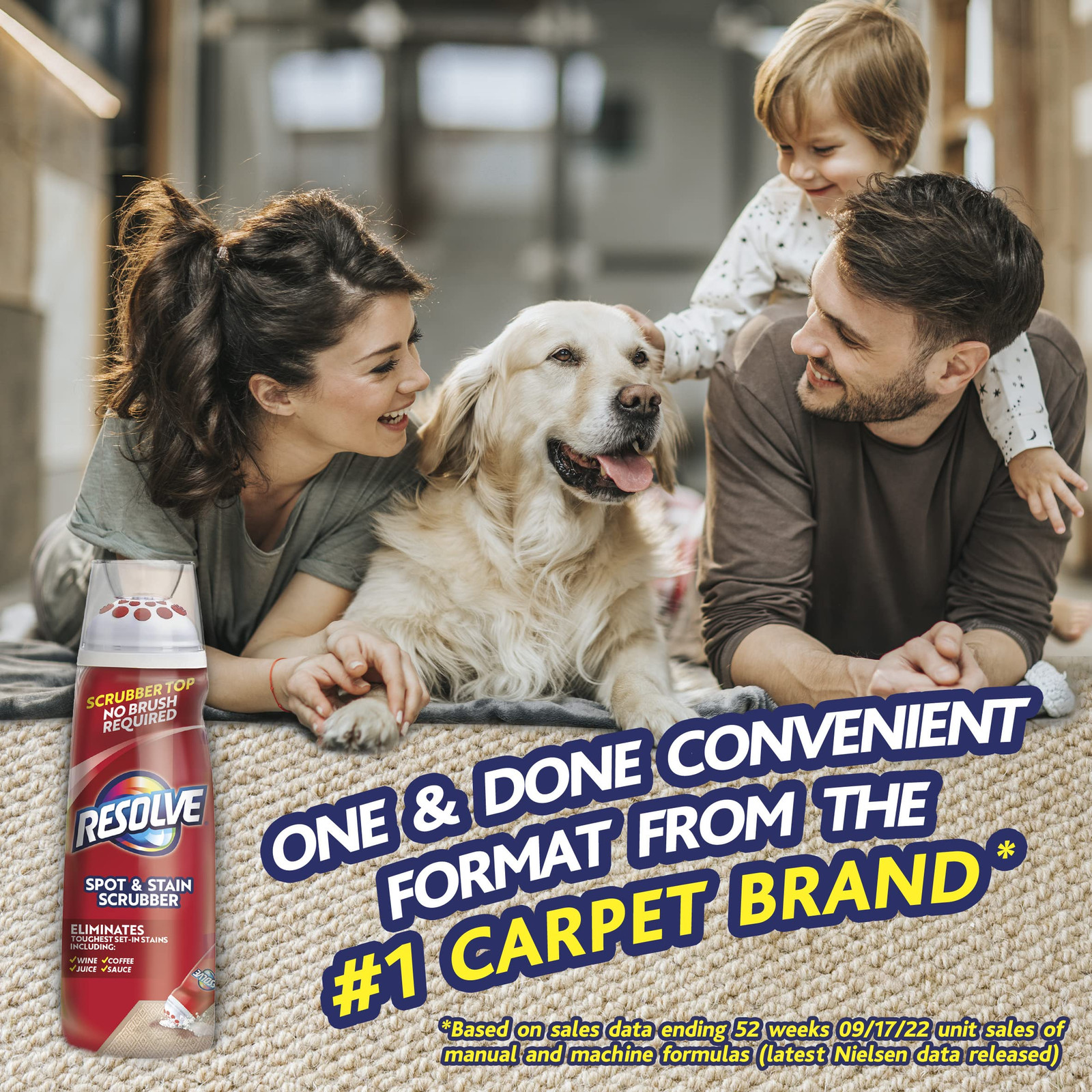 Resolve Carpet Spot and Stain Scrubber 67 Ounce Removes Tough Stains Fast